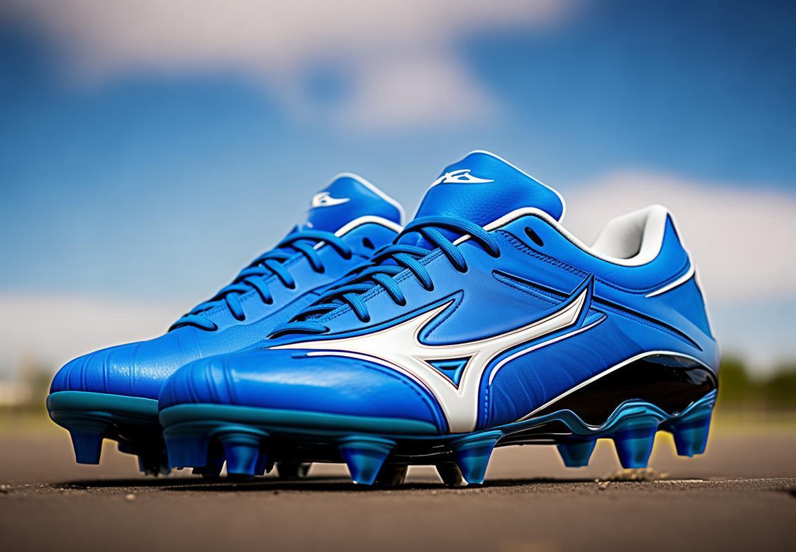 Botas de Rugby Mizuno Waitangi PS para Mujer Azules/Blancos 5709134-OH: ¡No dejes pasar esta oportunidad!