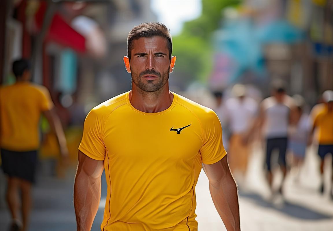 Mizuno: Camiseta Amarilla para Running y Estilo Único en Guadalajara