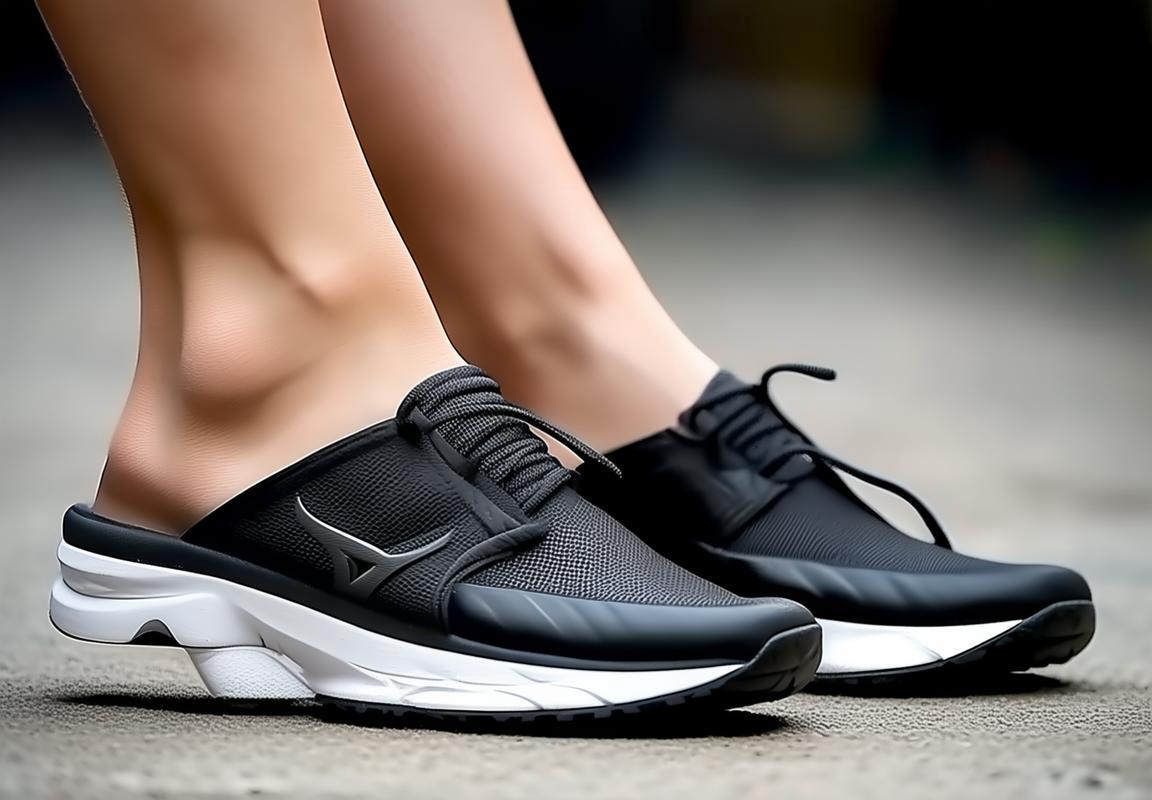 Sandalias Mizuno Relax Slide 2 Para Mujer Negros/Blancos 4369108-JL: No Dejes Pasar Esta Oportunidad, Calzado Ideal
