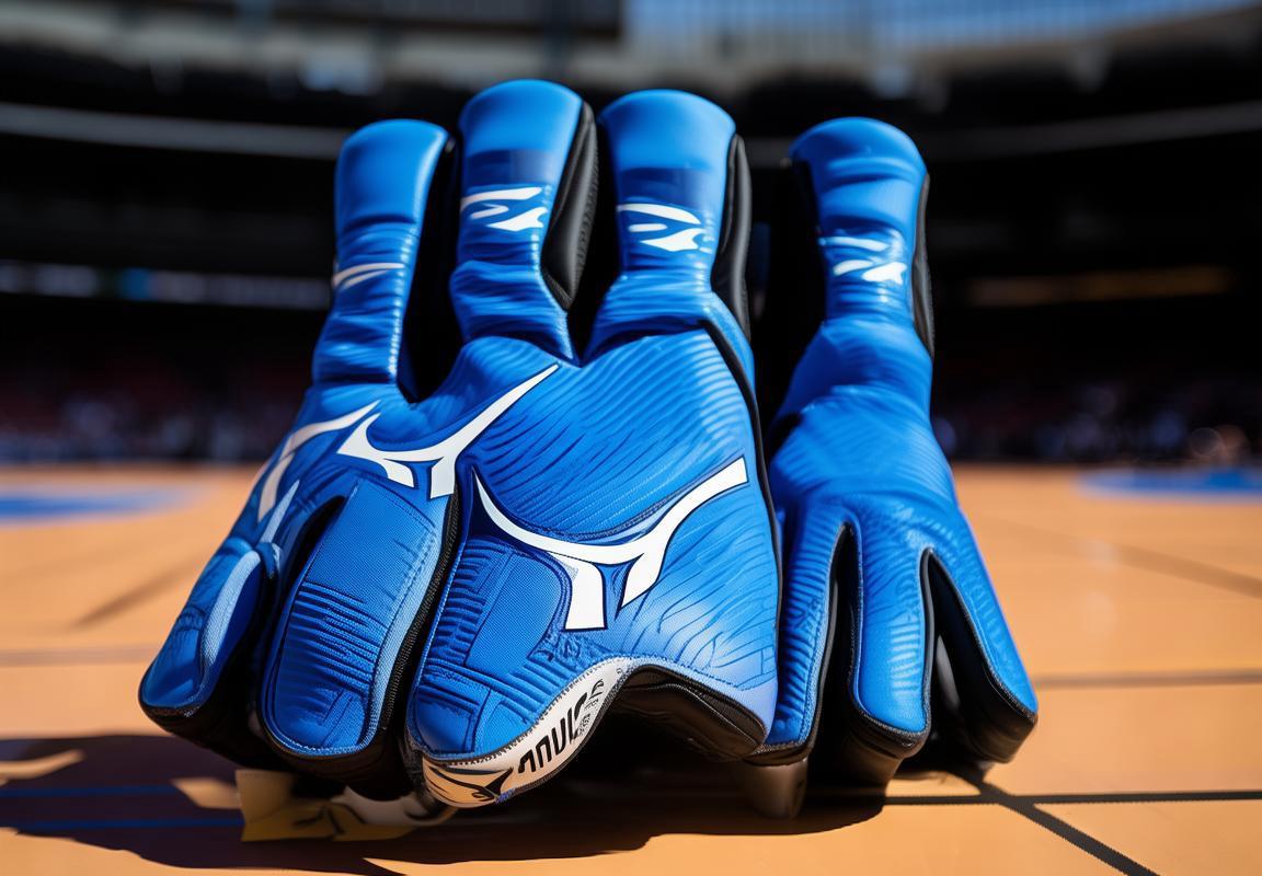 Oferta Exclusiva: Guantes de Voleibol Mizuno Azules para Hombres a Precio Especial