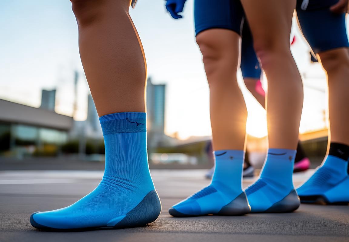 Oferta Exclusiva: Calcetines Mizuno Azules para Hombres en Guadalajara - Marca Mizuno, Running y Alo