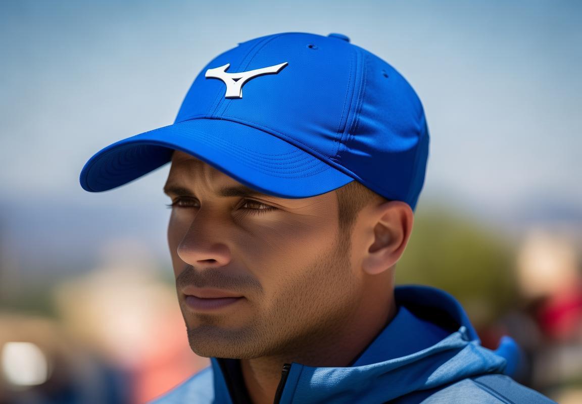 Ofertas Especiales: Gorras para la Cabeza Mizuno Azules - No Dejes Pasar Esta Oportunidad y Renueva tu Outfit Deportivo