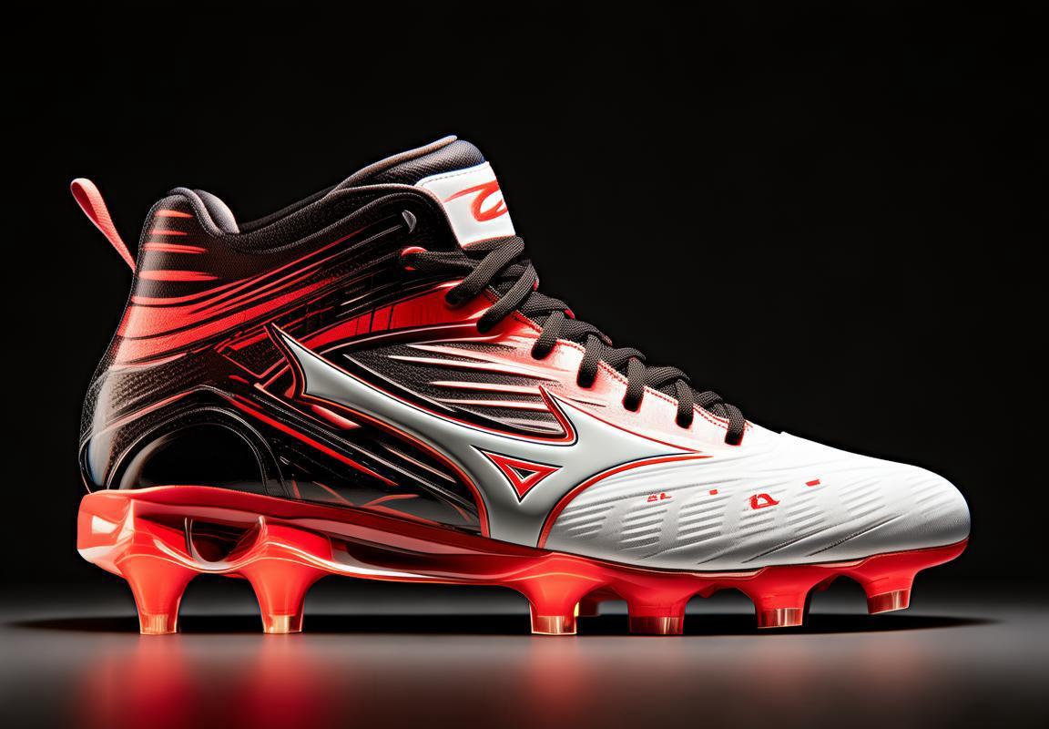 Botas De Rugby Mizuno Monarcida Neo Rugby SI Para Mujer Blancos/Negros/Rojos 5327896-QM: Oportunidad Única, No Dejes Pasar Esta Ropa Deportiva!