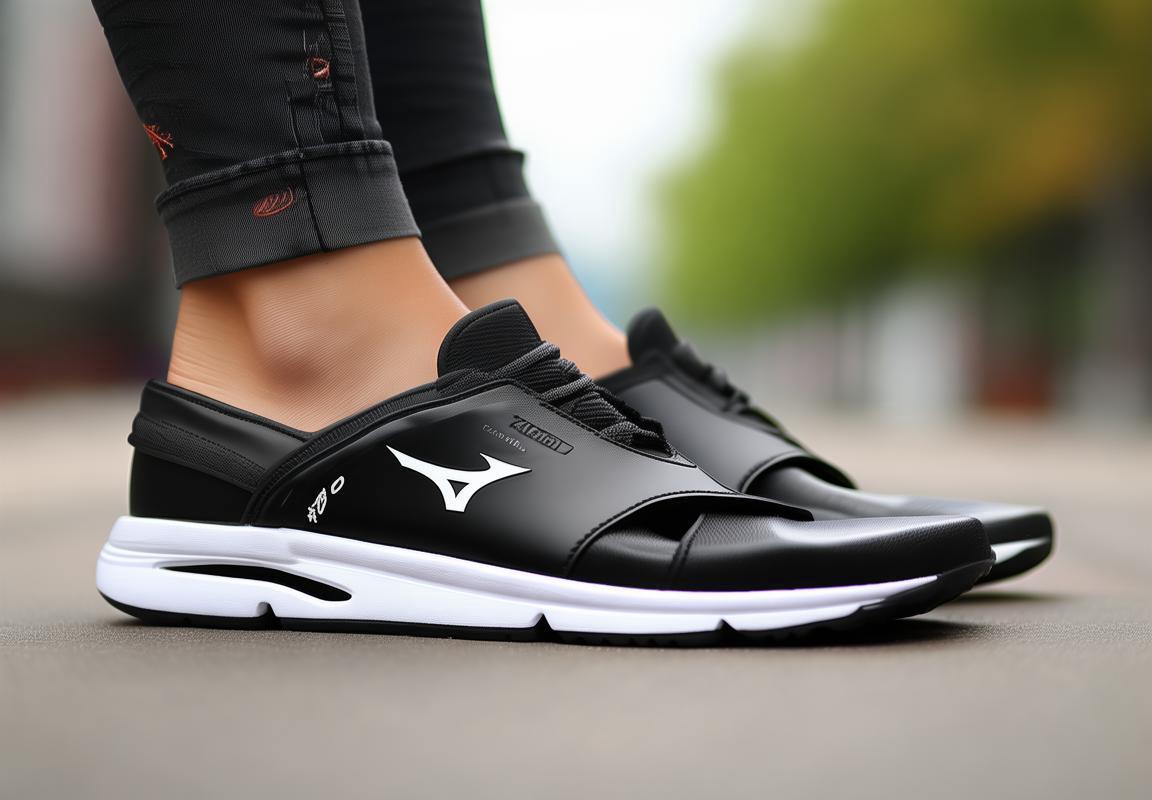 Sandalias Mizuno Relax Slide 2 Para Mujer Negros/Blancos 4369108-JL: No Dejes Pasar Esta Oportunidad, Calzado Ideal