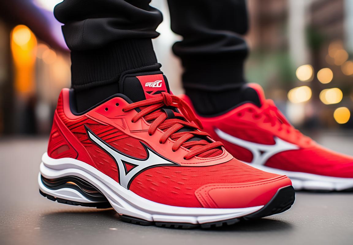 Oferta Única: Tenis Mizuno Wave Rider Rojo con Diseño Innovador - No Dejes Pasar Esta Oportunidad!