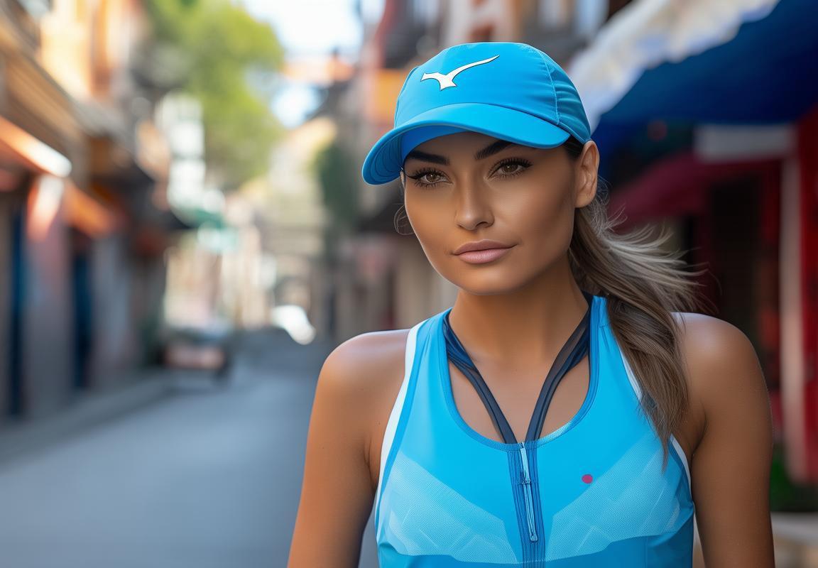Mizuno Headwear Azules: Oferta Especial para Corredoras en Tienda Mizuno