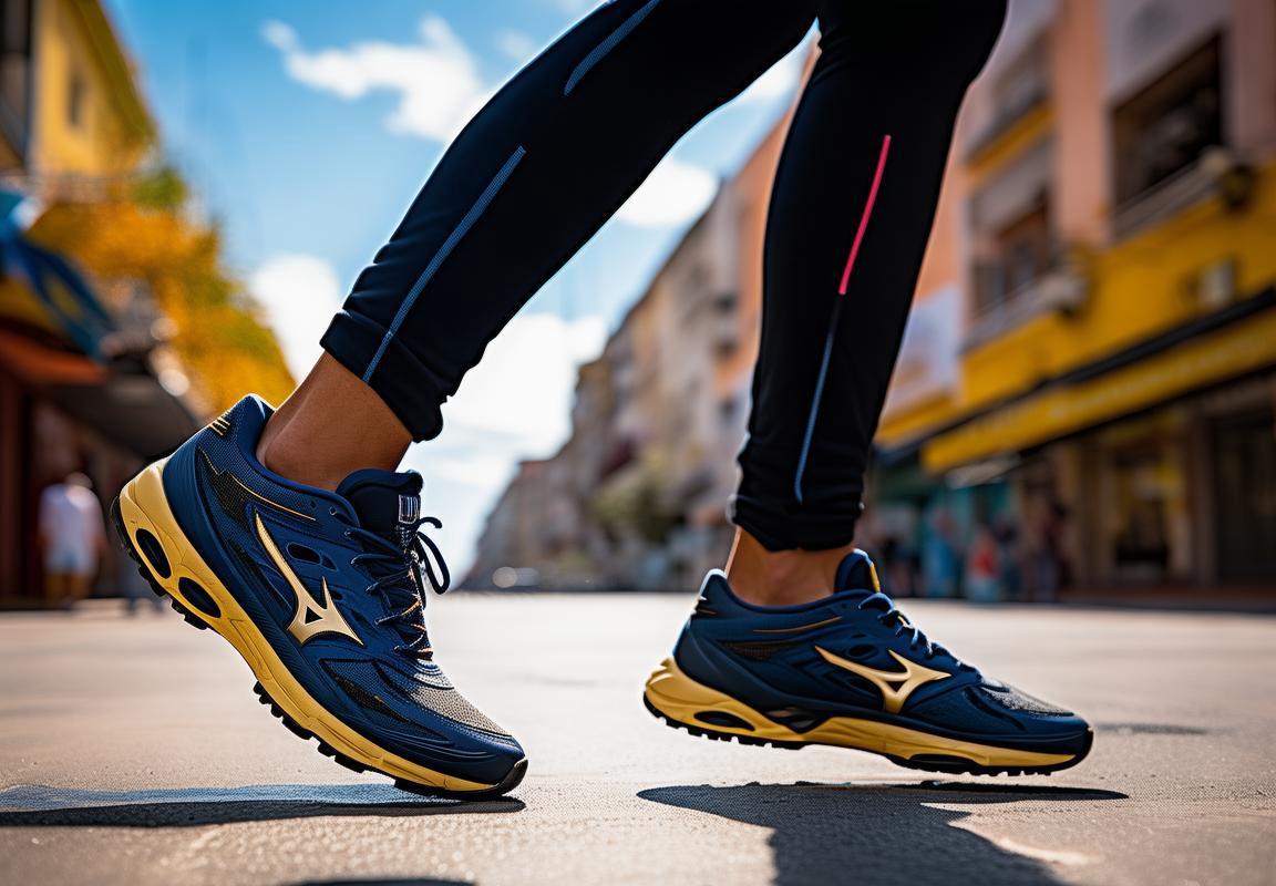 Mizuno Hombre Zapatillas Running Azul Marino con Mizuno Wave