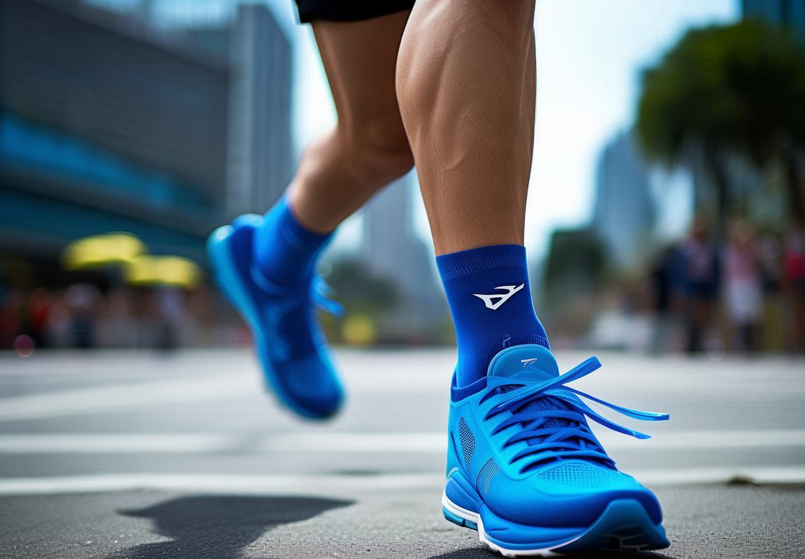 Oferta Exclusiva: Calcetines Mizuno Azules para Hombres en Guadalajara - Marca Mizuno, Running y Alo