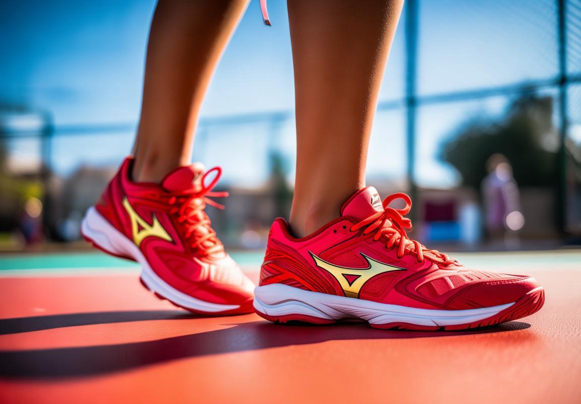 Mizuno Mujer – Agarre Máximo en Cancha de Pickleball, No Dejes Pasar Esta Oportunidad, Calidad Superior