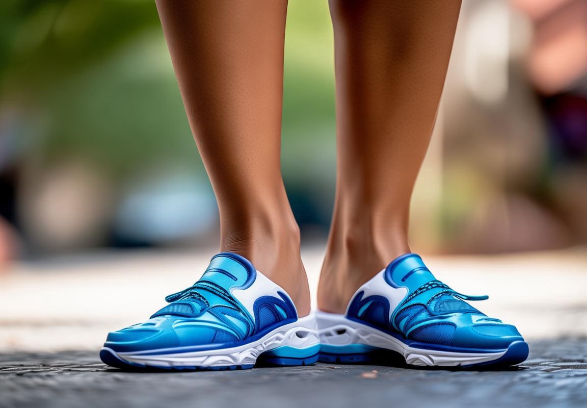 Sandalias Mizuno Relax Slide 2 Para Mujer Azules/Blancos 8764213-WJ, ¡No dejes pasar esta oportunidad! Calzado ideal