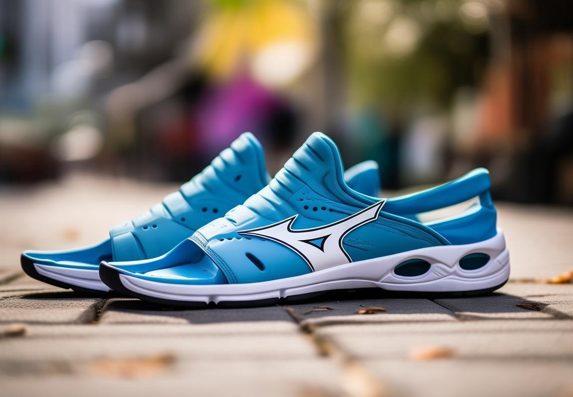 Sandalias Mizuno Relax Slide 2 Para Mujer Azules/Blancos 8764213-WJ, ¡No dejes pasar esta oportunidad! Calzado ideal